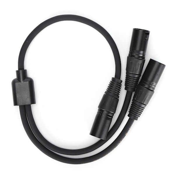 JORINDO JD6072 XLR Hane till Dubbel XLR Hane Kabel Y-Typ Splitter Ljudadapter Linje 0.5m