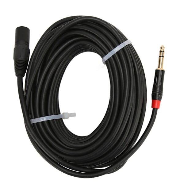 Hane XLR till 6,35 mm Jack Ljudkabel 3-Pin XLR till 1/4 tums TRS Kabel För Mikrofoner Effektförstärkare Ljudmixer