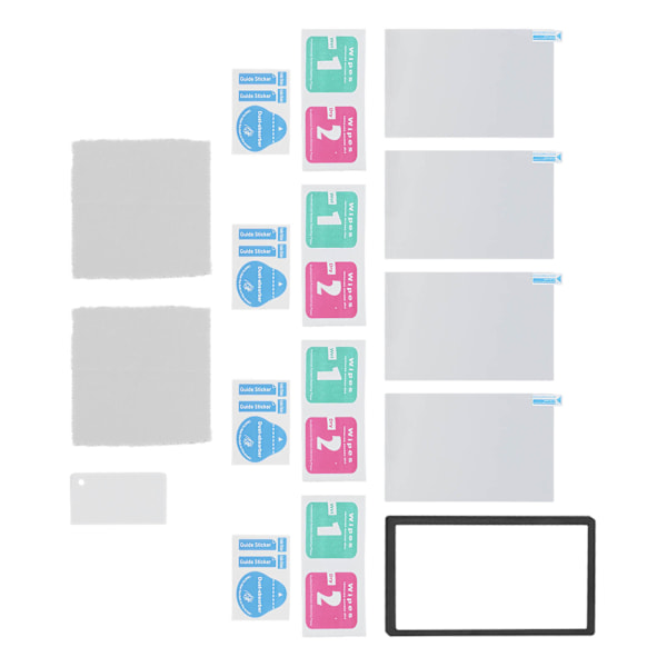 4-pack Skärmskydd för Spelkonsol, Fingeravtrycksresistent, Professionellt Härdat Glas för Switch OLED-Huvudenhet