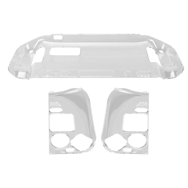Spelkonsolfodral Transparent Split Design Släppresistent Spelkontroll Skyddande Skal för Steam Deck