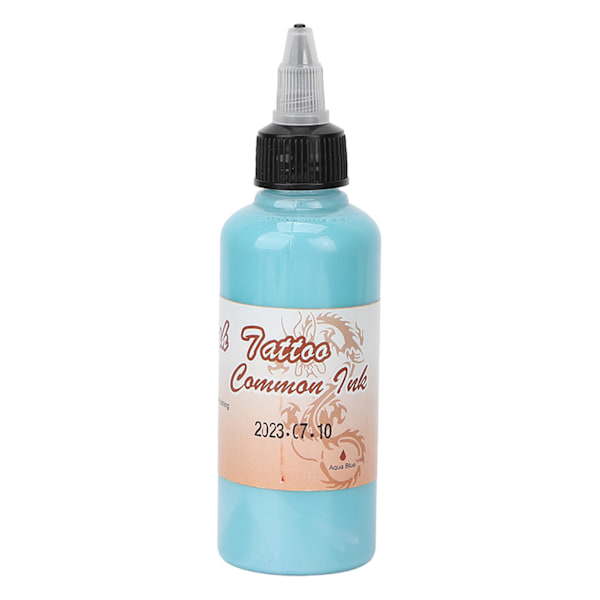 Kroppsfärg Matt DIY Smink Festival Temporär Tatuering Ansiktsfärg för Scenframträdande 100ml Aqua Blå