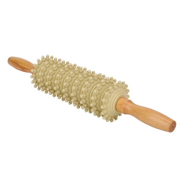Trä Terapi Roller Triggerpunkter Tunn Ben Frigöring Celluliter Öm Fascia Massage