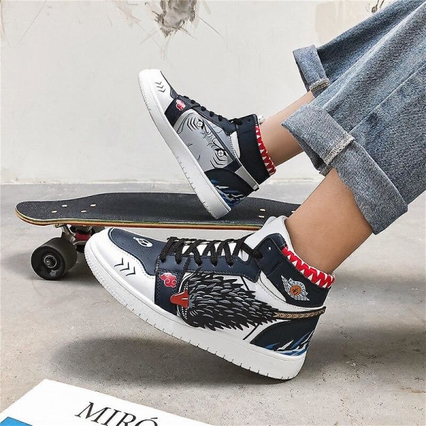 Herr- Casual Sneakers Skor ( set 1) 39 / Blue red white
