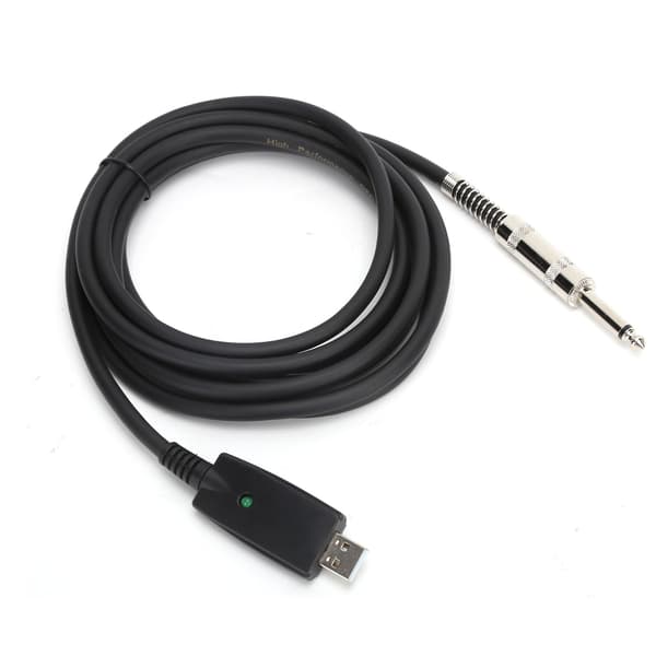 JORINDO JD6222 3 M USB Hane till 6.35mm Hane Gitarrkabel USB Gitarrkabel Ljudanslutningsadapterkabel