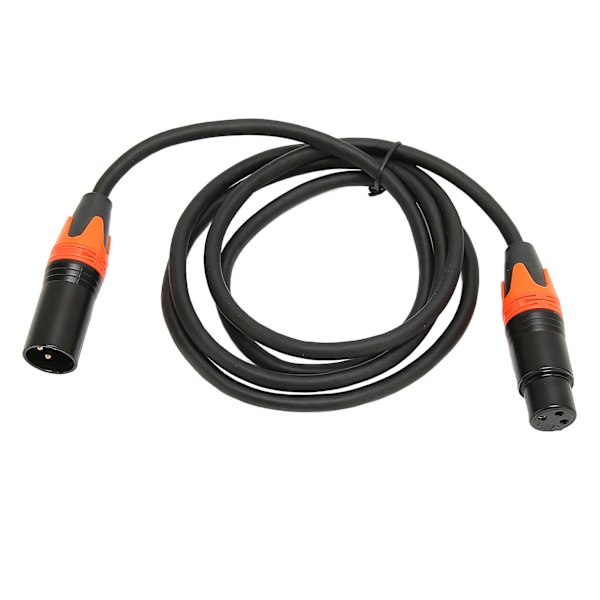 XLR Hane till XLR Hona Mikrofonkabel 1,5 Meter Plug and Play XLR Adapterkabel för Studioinspelning Live Sång