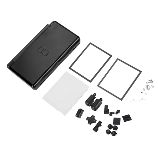 Komplett Reparationsdelar för Nintendo DS Lite Ersättningskit Husskal (Svart)