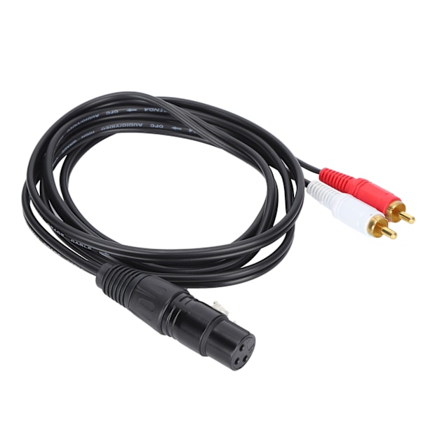 JORINDO XLR Hona till Dubbel RCA Kabel Y Splitter Patch Kabel XLR till RCA Mikrofonanslutningssladd