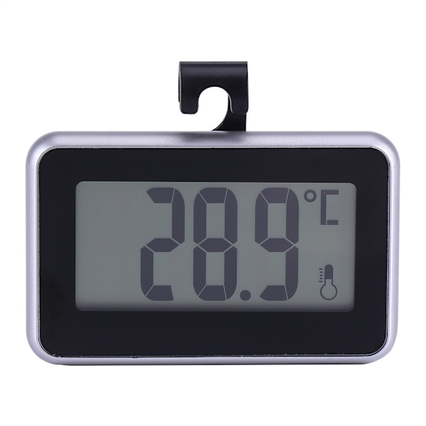 Digital Kylskåps Frysskåps Termometer Kök LCD Display Temperaturmätare Svart