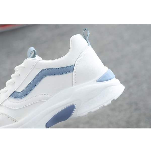 Casual Bekväm- Flats Platform Sneaker Blue 40