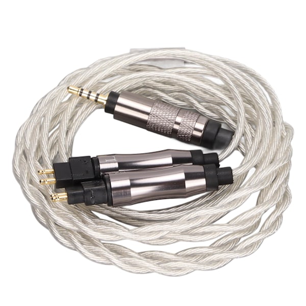 36-kärnig Uppgraderingshörlurskabel Silverpläterad Ersättningskabel för Sennheiser HD414 HD650 HD600 HD580 HD25 HD535