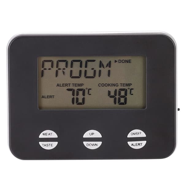 Digital mat- och köttermometer med timer och sond för hemmaköket
