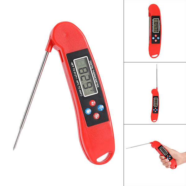 Digital Kökstermometer Matlagning BBQ Kött Biff Kalkon Vin