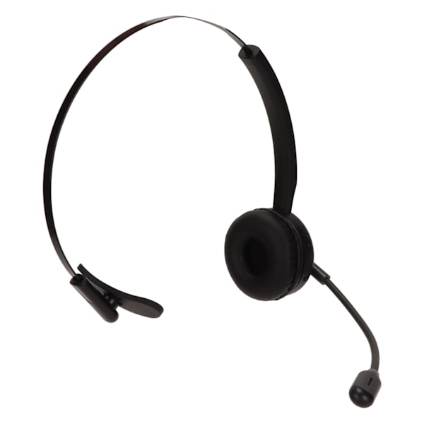 Bluetooth-telefonheadset, enkelsidig, trådlöst, kundtjänst-hörlurar med roterbar mikrofon för PC, mobiltelefon, bärbar dator