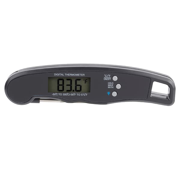 LCD Digital Mattermometer med Vikbar Sond Kök Matlagning BBQ Grill Temperaturtestare