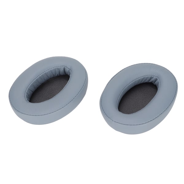 Öronkuddar Mjuka Proteinläder Ersättning Memory Foam Öronkuddar Skydd för WHH910N Hörlurar (Blå)