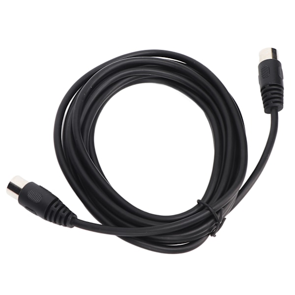 6-stifts DIN-kabel hane till hane Plug and Play Ljudsignalanslutning DIN-förlängningssladd för digital enhet 3 meter / 9,8 fot