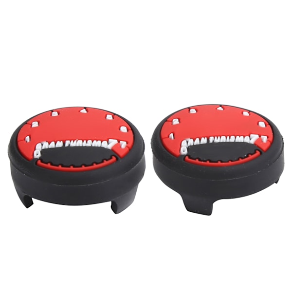 1 Par Spelkontroll Rocker Caps Cover Case Passar för PS4/PS5 Spelkontroll Tillbehör för Bil Röd