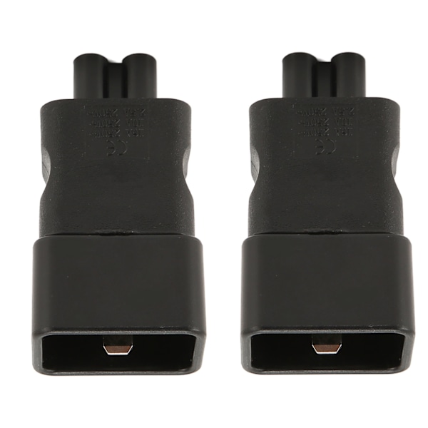 2st IEC320 C20 till IEC320 C6 Strömadapter Professionell C20 till C6 Strömkontaktadapter för Laptop PDU Server UPS Uttag 250V