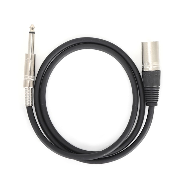 6,35 mm XLR Hane till TRS Jack Mikrofon Linje Mikrofon Ljudkabel för Mikrofoner Högtalare Scen DJXLR Hona 0,5 m