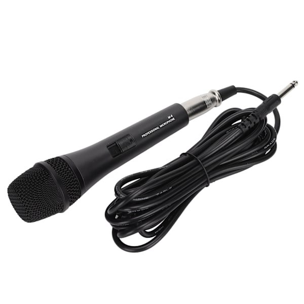 Dynamisk karaoke mikrofon metall handhållen mikrofon med XLR-kabel för karaoke sång tal bröllop utomhusaktivitet