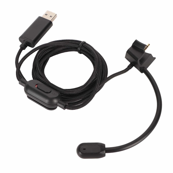 USB Ersättningshörlurskabel med 2,5 mm kontakt Ersättningshörlurssladd med knappkontroll och mikrofon för 35 II 2 meter