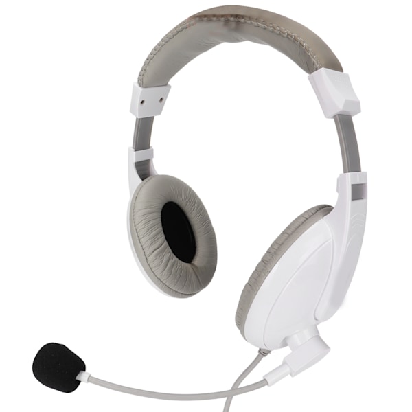 Somic Electronics Hörlurar Multifunktionella Pluggar Röstspelheadset med Mikrofon för Datorer Mobiltelefon Vit