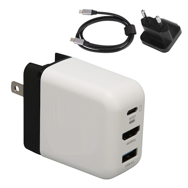 Dockningsstation Laddare PD 36W USB C Laddare TV Dockningsstation 3 i 1 för Switch och Switch OLED 100?240V EU-kontakt