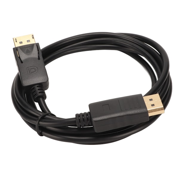 DisplayPort till DisplayPort Kabel 4K Fördröjningsfri DP till DP Adapterkabel för PC TV Monitor Projektor 1,8m