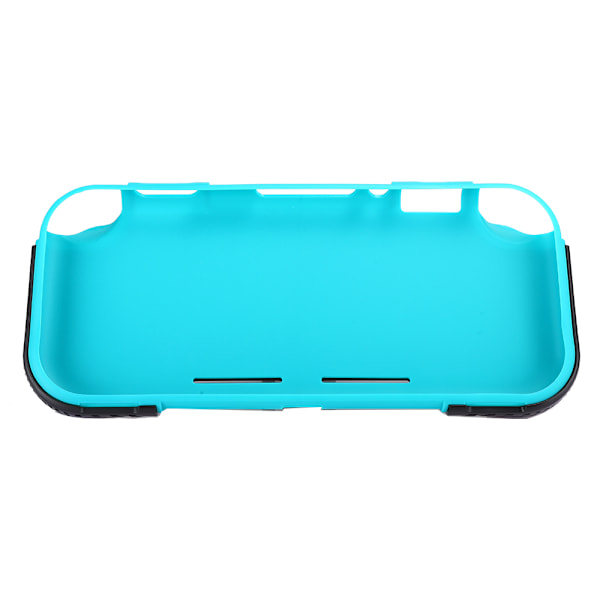 2-i-1 Hård PC TPU Skyddande Skal Inbyggda 2 Spelkortplatser Stöd för Switch Lite (svart blå)