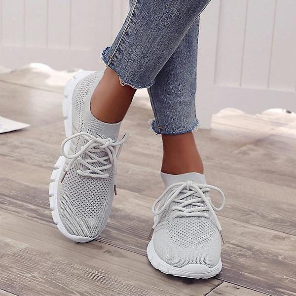 Sneakers för damer, vår, platta skor (Set 2) Red1 9