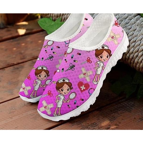 Sommar - Slip-on Gradient Skisstryck, Ballerinaskor Vårdskor (Set 2) 42 / HMEA126AA