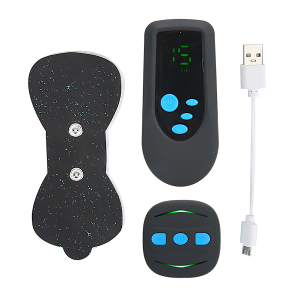 EMS Puls Massager Mini Lindra Trötthet Nacke Kropp Muskelstimulator (Fjärrkontroll Typ)