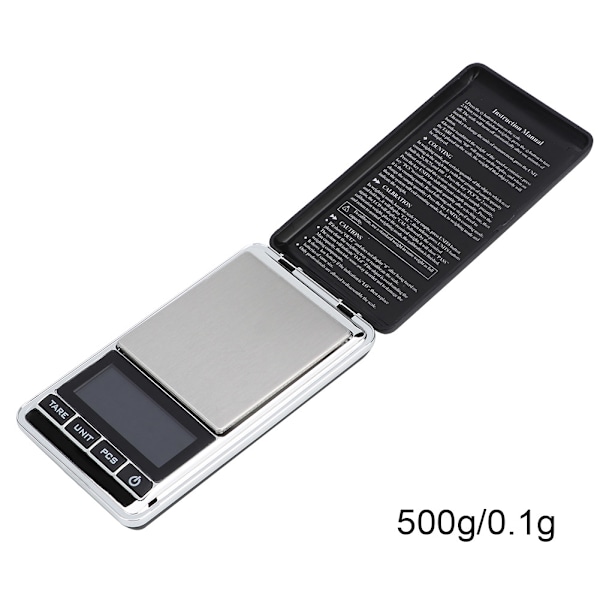 LCD Digital Elektronisk Mini Kök Vägning Mätverktyg Våg Mat (500g/0.1g)