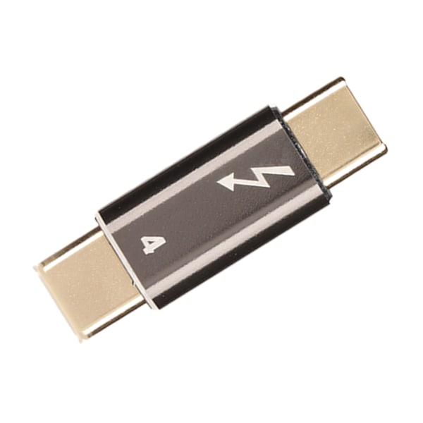 Typ C Hane till Typ C Hane Adapter Aluminiumlegering 40Gbps PD Snabbladdning USB C Hane till Hane Kontakt