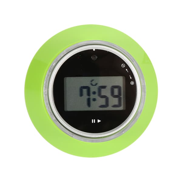 Rund LCD Digital Kökstimer Magnetisk Nedräkning Upp Klocka Alarm Påminnelse (Grön)
