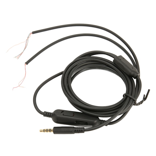 Reparationskabel för headset OFC-kärna Ersättningsljudkabel för gaminghörlurar med volymknapp för Kingston 2 m