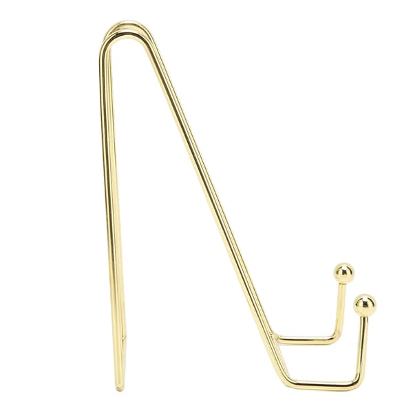Nagelkonst Display Board Ställ Robust Elegant Metall Multifunktionell Bildram Hållare Ställ Guld