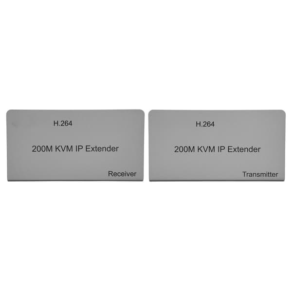 HD Multimedia Interface IP Extender 200m Full HD 1080P IR Kontroll Loop Out KVM Nätverksförlängare 100?240VEU Plug