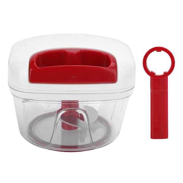 550ML Kök Mini Matberedare Handdriven Vitlökshackare Mixer med Skrapborste