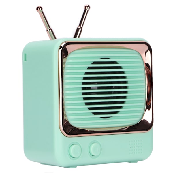 TV-formad BT-högtalare Trådlös Lätt Bärbar Mini Klassisk Stil Ljudhögtalare Grön
