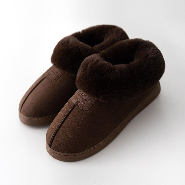 Fuskpäls Vinter Varma Halkfria Skor coffee 11