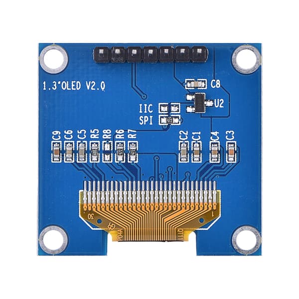 1,3 tum IIC Serial 128 x 64 OLED 12864 Skärmdisplaymodul SSH1106
