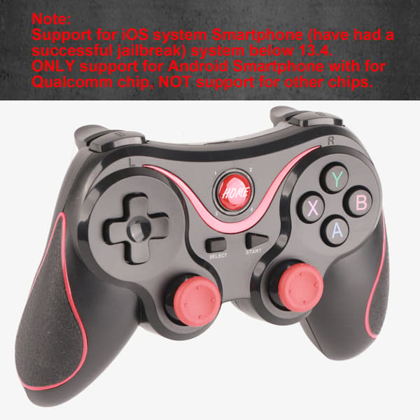 S3? Bluetooth Trådlös Spelkontroll Gamepad Joystick för IOS/för Android Mobiltelefon Surfplatta TV-box