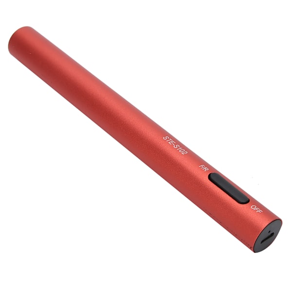 12000RPM Elektrisk Nagelpolerare USB Uppladdningsbar Borr Handstycke Manikyr Maskin Röd