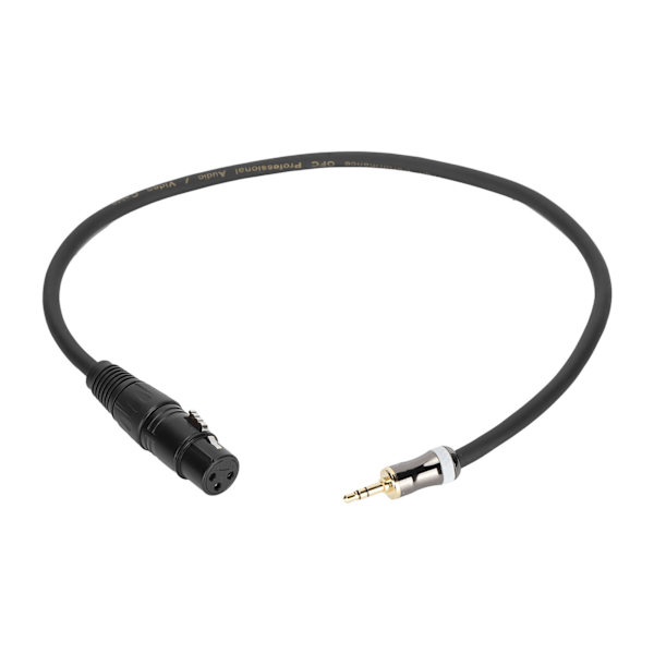 JORINDO XLR Hona till 3,5 mm 1/8 tum Hane Mikrofonkabel Balanserad Signal Sammankopplingssladd JD6025?0,5 m / 1,6 ft