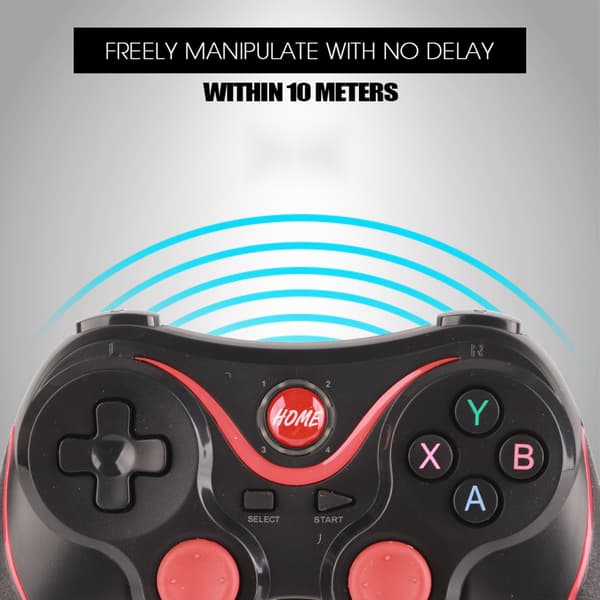 S3? Bluetooth Trådlös Spelkontroll Gamepad Joystick för IOS/för Android Mobiltelefon Surfplatta TV-box