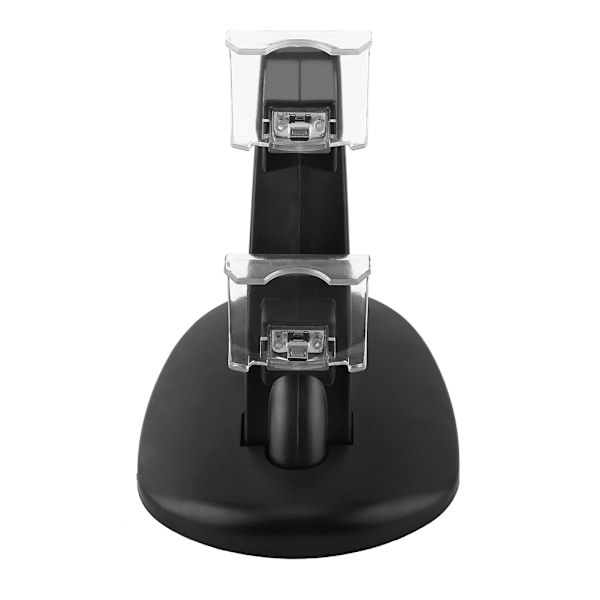 USB Dubbel Laddningsstation Dockningsstation Stativ för PS4 för Playstation 4 Slim/Pro-kontroll