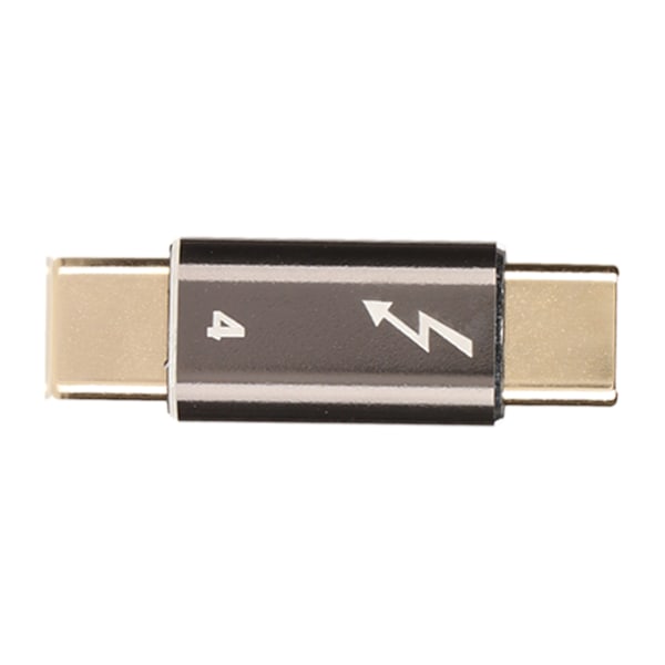 Typ C Hane till Typ C Hane Adapter Aluminiumlegering 40Gbps PD Snabbladdning USB C Hane till Hane Kontakt