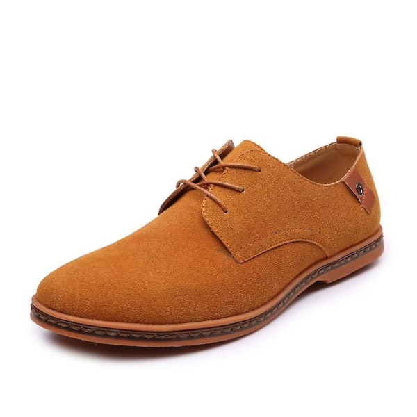 Höstmocka Casual klassiska sneakers Camel 9.5