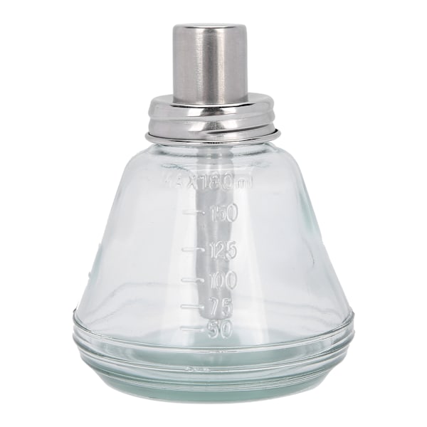 Trycktyp Flytande Pump Dispenser Nagellacksremover Påfyllningsbar Flaska 180ml (Aluminiumkärna)